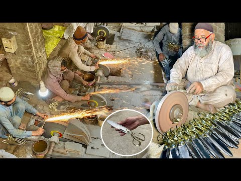 Incredible Manufacturing Process of Scissors In the Factory || Skills Panda 2.0