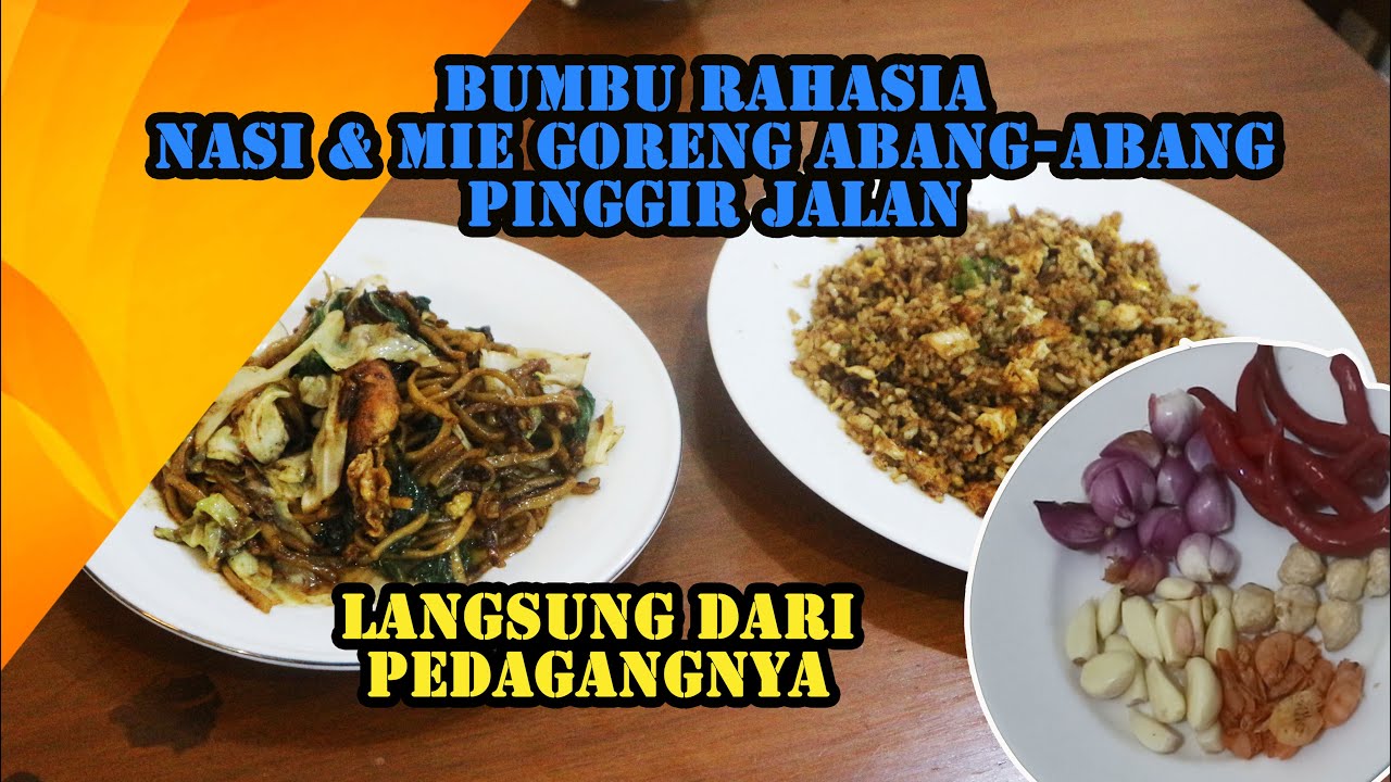 resep nasi goreng abang abang pinggir jalan - YouTube