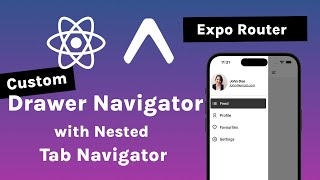 Drawer Navigation in Expo Router Nested with Tab Navigator
