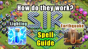 How to properly use the lighting and earthquake spells | a simple guide
