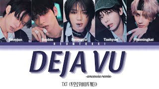 TXT(투모로우바이투게더) - ‘Deja Vu Anemoia Remix’ [Color Coded Lyrics Han_ Rom _Eng]