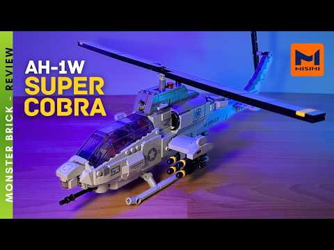 A Striking Build! Review: Misini AH-1W SUPER COBRA (958 pieces