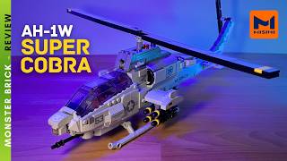 A Striking Build! Review: Misini AH-1W SUPER COBRA (958 pieces
