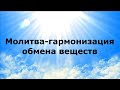 МОЛИТВА-ГАРМОНИЗАЦИЯ ОБМЕНА ВЕЩЕСТВ #НаянаБелосвет