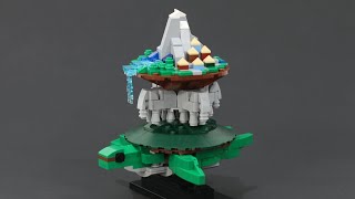 World Turtle Kinetic Lego Sculpture