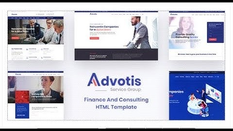 Advotis - Finance And Business Consulting HTML Template | Themeforest Templates