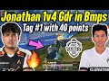 Jonathan shocking 1v4 Gdr in Bmps 🔥 Tag #1 in table with 40 points domination 😱
