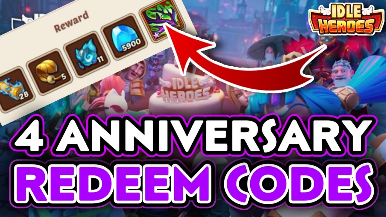 4-new-codes-idle-heroes-5th-anniversary-giveaways-youtube