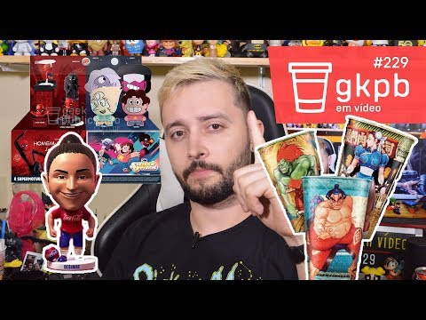 Copos Street Fighter, Mini-Craque Debinha e Homem-Aranha no BK | GKPB Em Vídeo #229