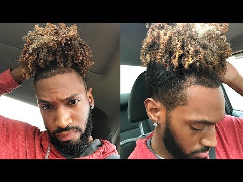 Man Bun Tutorial | On Curly Hair - Youtube