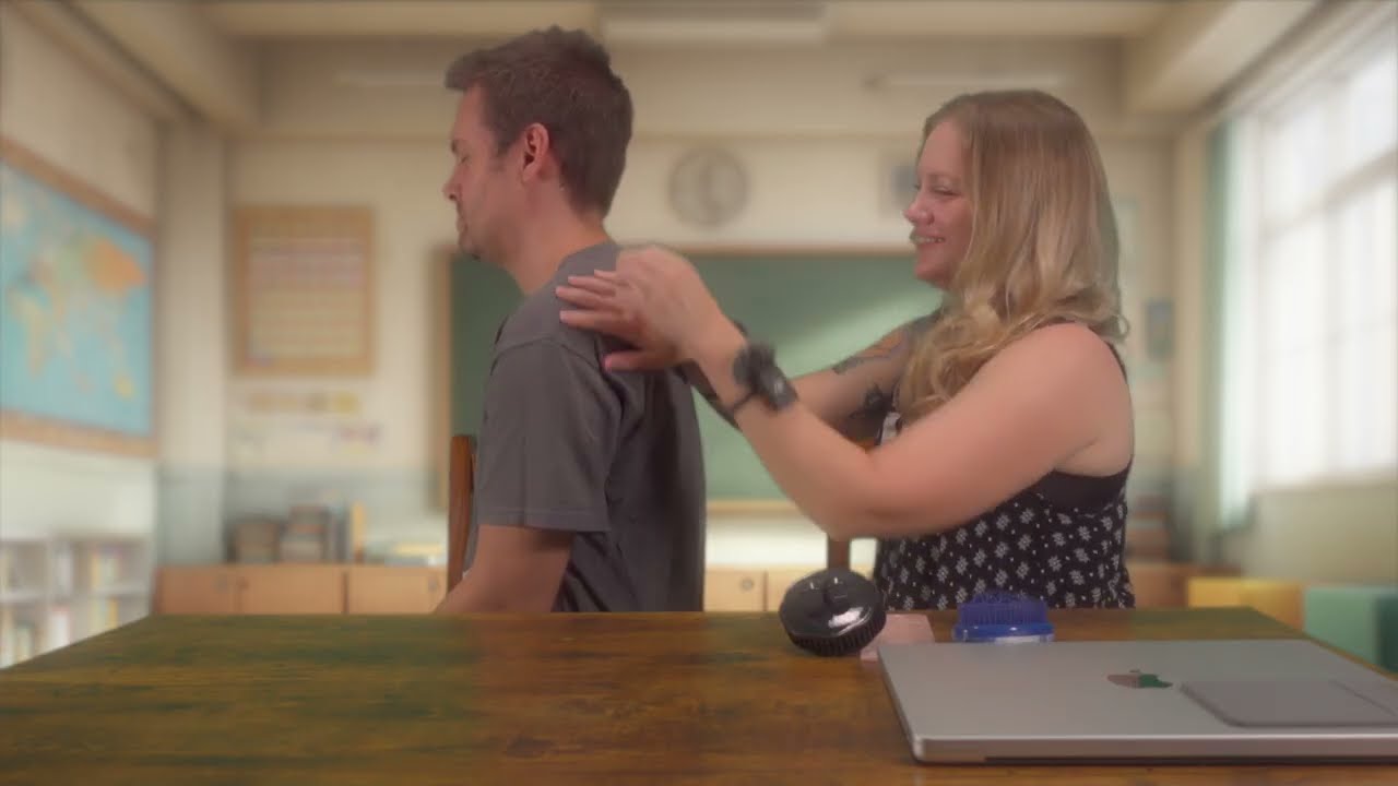 Slow Back Scratching & Scalp Tingles ASMR ✨ No Talking Personal Attention 💤 Girl in Class ASMR📚