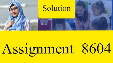 aiou b.ed solved assignment spring 2021| 8604 solved pages | b.ed 1.5