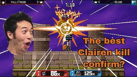 Clairens coolest kill confirm (Rivals of Aether Definitive Edition)