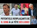 Lions indomptables du 237 voici les potentiels remplaants de r song  la tte de cette quipe 