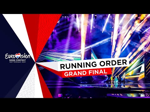 Running Order - Recap - Grand Final - Eurovision Song Contest 2021