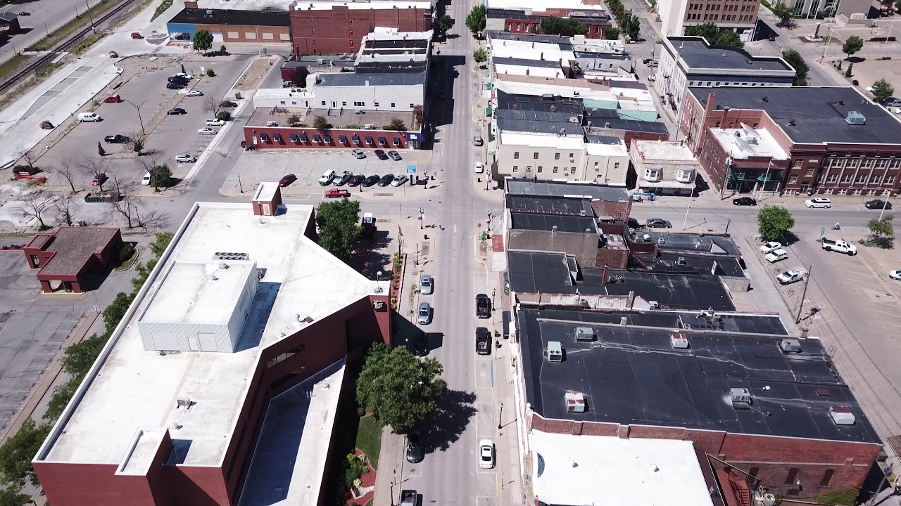 Downtown Muscatine From the Air YouTube
