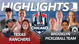 Texas Ranchers vs Brooklyn Pickleball Team Highlights | Major League Pickleball: Chicago - Day 3
