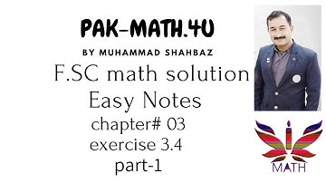 matrix echelon form | rank of matrix  FSC Math 11th Chp. 3 - Exercise 3.4 Q. No 10 | PAK-MATH.4U