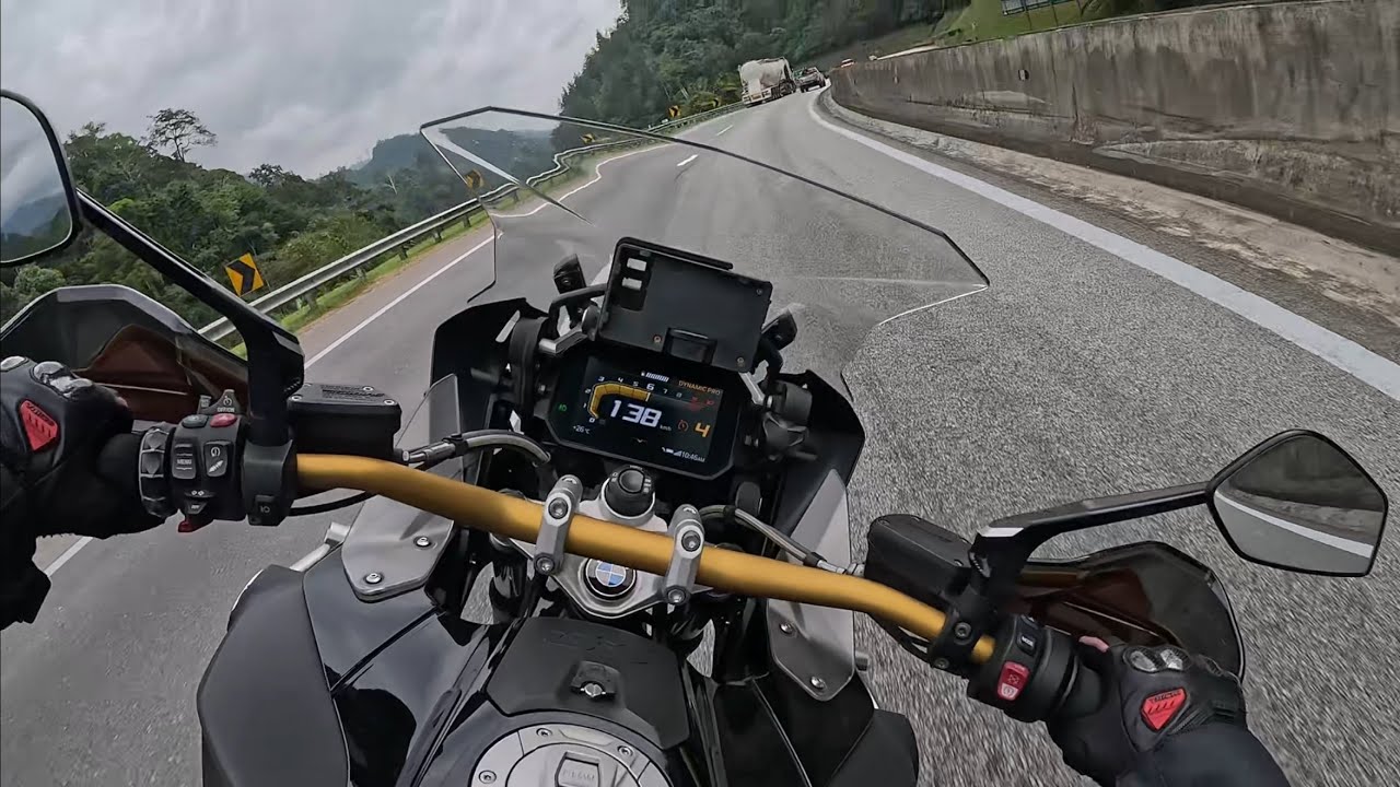 Karak Highway ￼ corner ride BMW GSA top speed ￼￼ DROP GEAR ￼