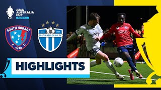 South Hobart v South Melbourne | Highlights | Hahn Australia Cup 2025 Round of 32