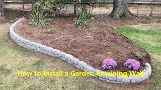 How to Install a Garden Retaining Wall