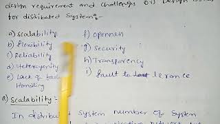 jntuh r18 DDB's unit1 design requirements and challenges or design issues for distributed system💯😱👍😍