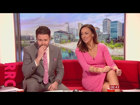 Sally Nugent @pink leg cross and slingbacks