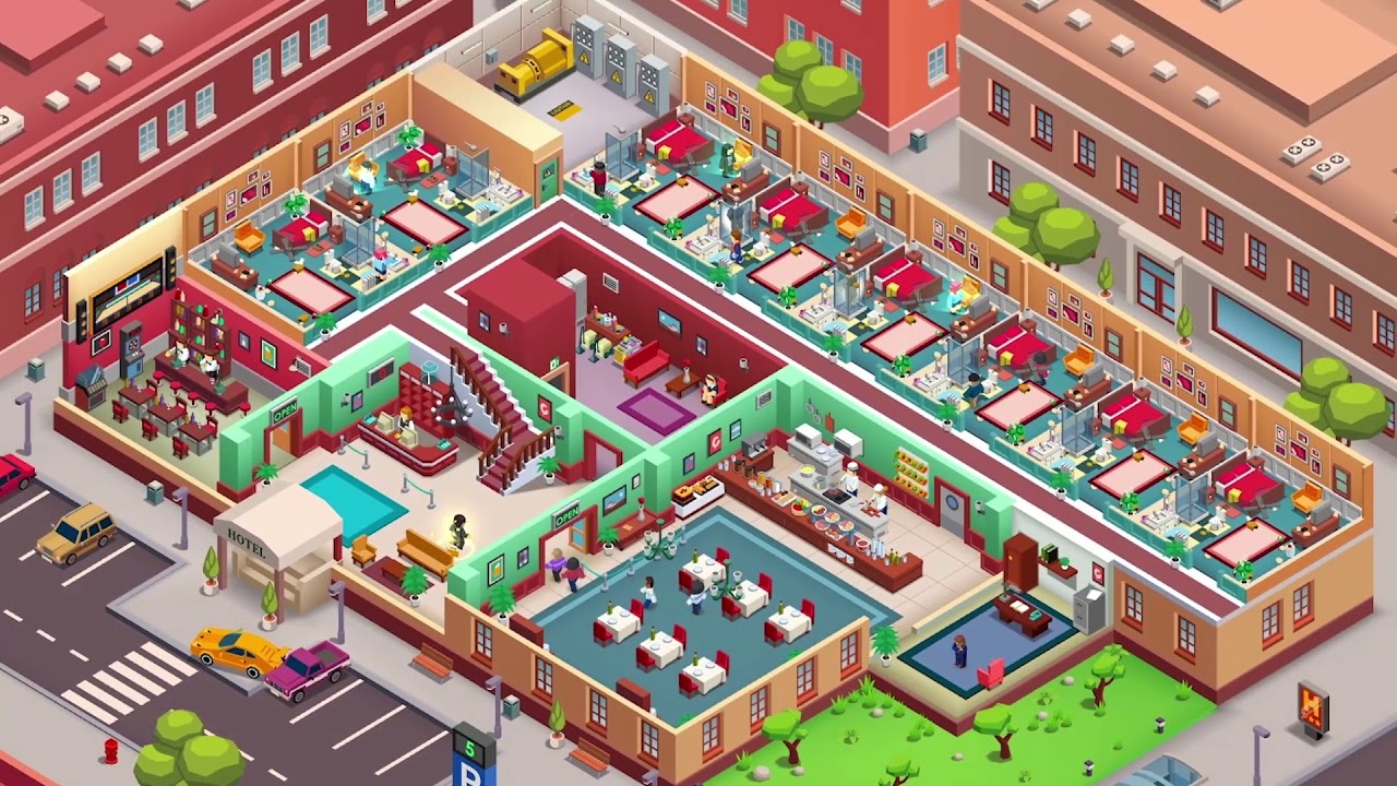 Hotel Empire Tycoon MOD APK cover