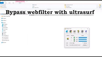 Ultrasurf bypass web filter