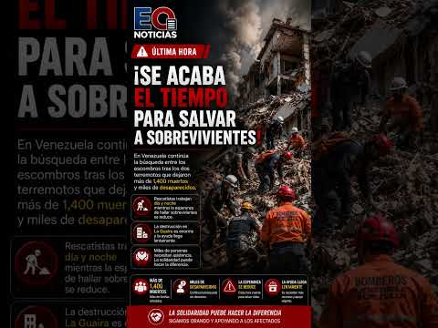 ⏳ Se acaba el tiempo para salvar a sobrevivientes 😔