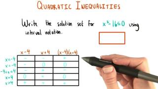 Interval Notation - College Algebra
