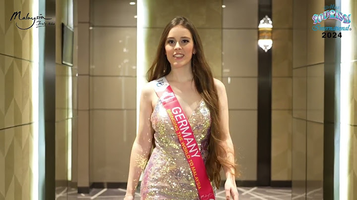 MTI 2024 : Miss Germany Introducing Malaysia