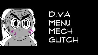 Overwatch - D.va menu glitch.