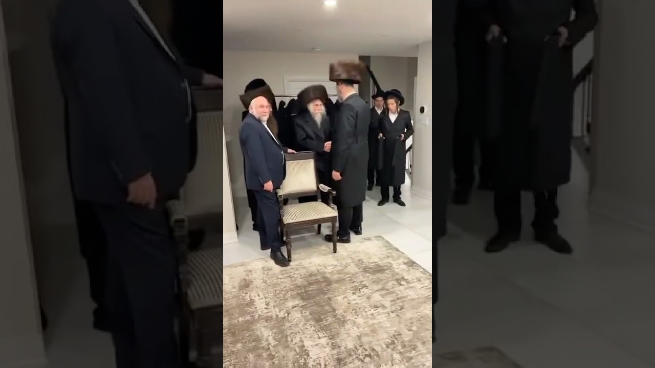 כ"ק האדמו'ר מסטריקוב במלווה מלכה בטורונטו שבקנדה
