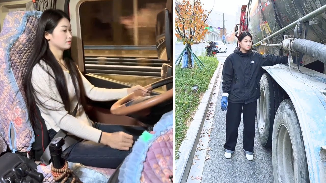 Женщина-водитель грузовика, компания DuoDuo Cement Delivery. Обязанности: вождение кабины и ночны...