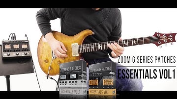 Zoom G3 / G3X / G5 Patches | Essentials vol1 | Playthrough Demo