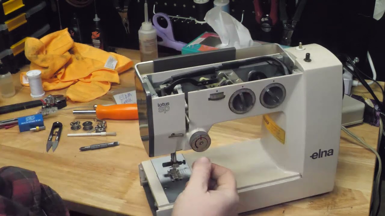 Elna Lotus SP Cleaning and Oiling