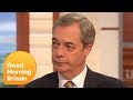 Nigel Farage Reacts to Billionaire's Campaign for a Second EU Referendum | Good Morning Britain