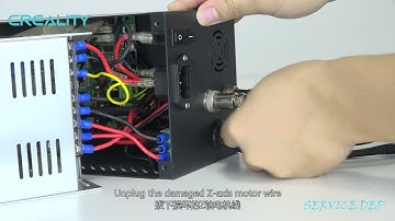 Service tutorial CR 10 Z axis motor wire replacement