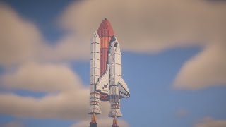 Minecraft: How to build a Space Shuttle in Minecraft | Minecraft Space Shuttle Tutorial