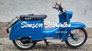 Simson Schwalbe - kleine Tour