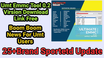 UMT ULTIMATE EMMC TOOL Latest Version V0.2 News UMT EMMC TOOL v0.2 SETUP Download Link Free