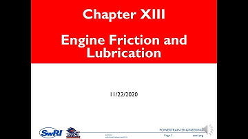 13 Engine Friction and Lubrication Part2