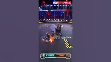 Hawking is going wild on Battlebots 🤖 ai ki sora stephen Hawking fight wheelchair shorts viral