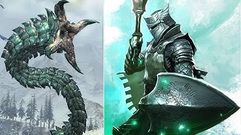 GUILD WAR 2 - Guardian vs Ice Wurm Champion