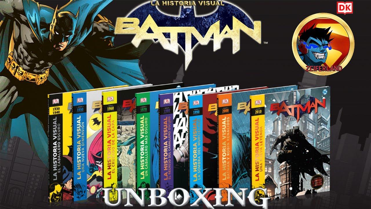 Batman Visual Schedule LA HISTORIA VISUAL: BATMAN - COLECCIÓN COMPLETA - YouTube