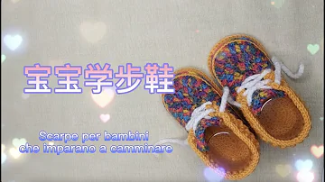 Che numero di scarpe porta un bambino di 1 anno?