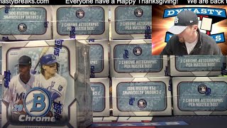 2022 Bowman Chrome Baseball Card Hobby 12 Box Case Break Sports Cards