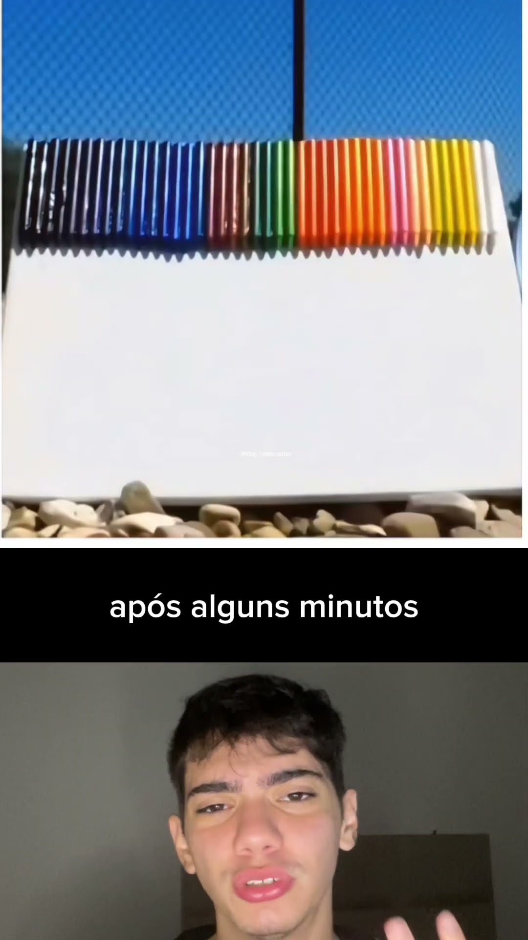 Giz de cera prova: cores escuras absorvem mais calor! No verão, vá de branco ou tons claros!