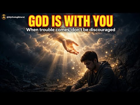 🙏 When trouble comes, don't be discouraged. God is with you.